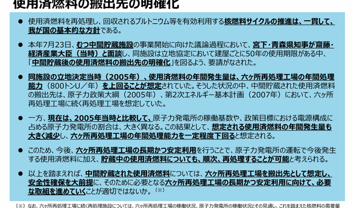 核燃サイクル回すための「約束」、期限守れず、根拠怪しく／使用済み核燃料の置き場が足りない！（上）